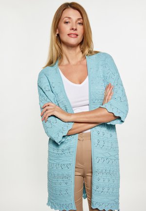 Strickjacke - aqua