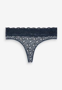 Next MONOCHROME KNICKERS FOUR PACK - Tange - navy cream floral print