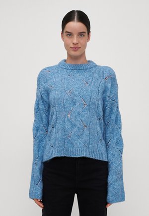 VMLINA  O NECK  - Strikkegenser - allure melange