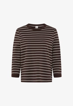 BRAX, STYLE CIRA M - Langarmshirt - brunette