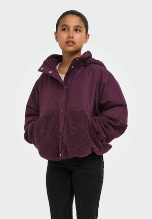 ONLY GIRLS, TEDDY JACKET KOGNOMI TEDDY JACKET - Fleecejas - winetasting