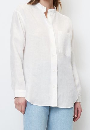Button-down blouse - white