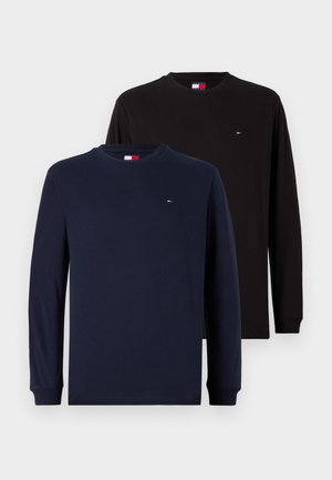 2 PACK  - Langarmshirt - black/dark night navy