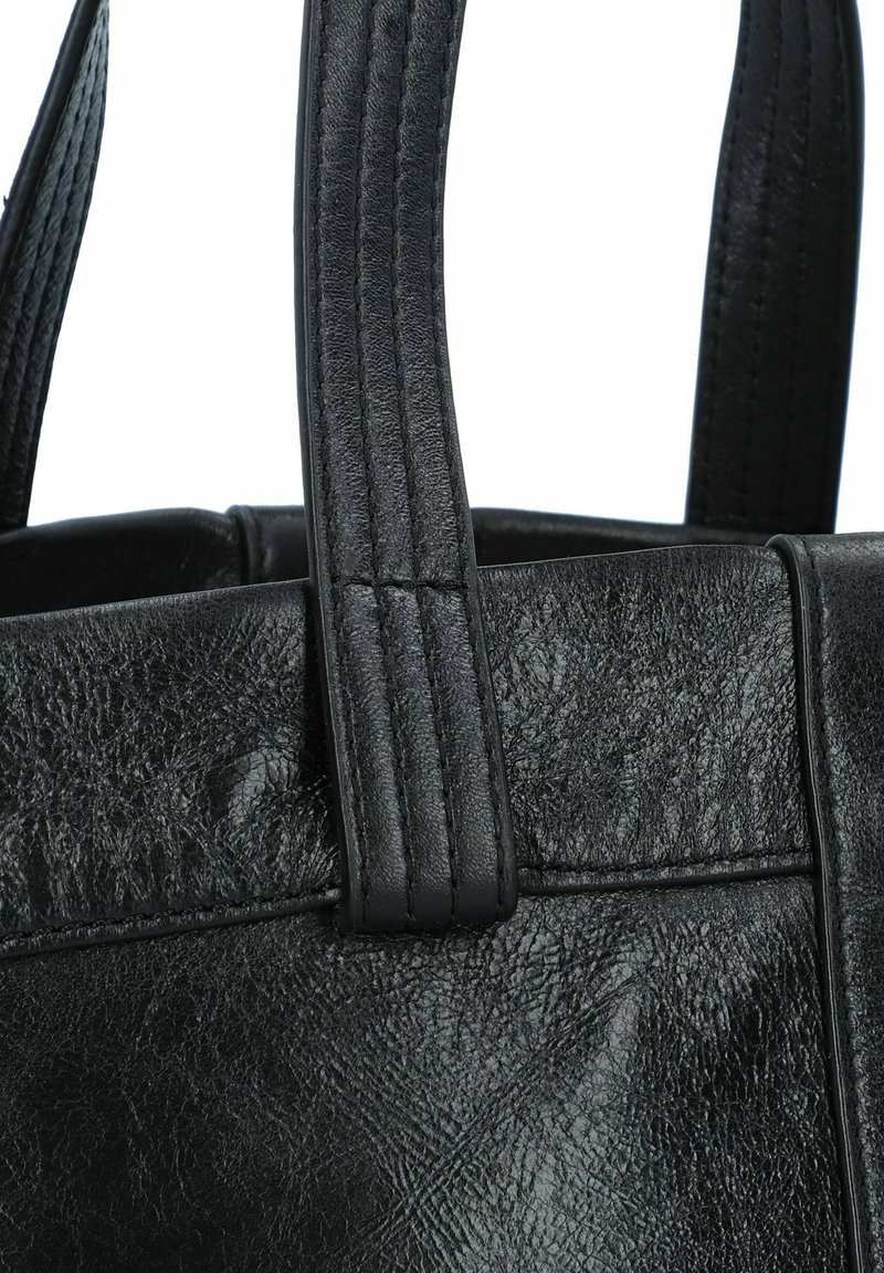 Liebeskind Elvira Paper Touch Crinkle S Handtasche fein genarbtes Leder grün - 2149019-6612