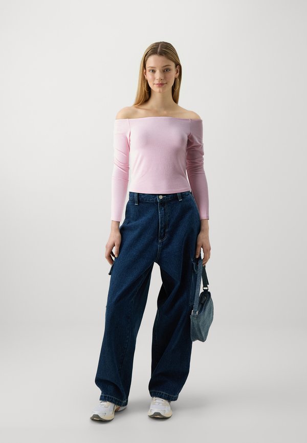 ONLBETH BOAT NECK - Long sleeved top - bleached mauve3