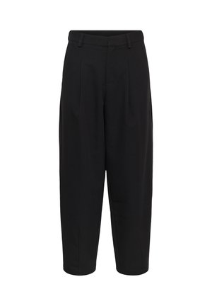 Kaffe, KASAKURA CROPPED PANTS - Pantalon classique - black deep