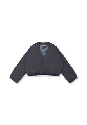10DAYS, 10DAYS TOPS REVERSIBLE CARDIGAN FLEECE - Giacca da mezza stagione - steel blue