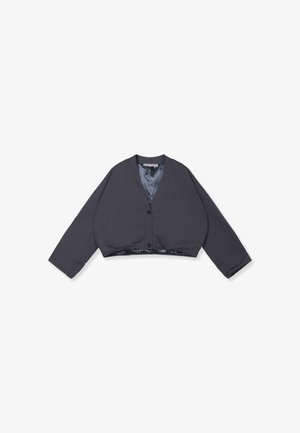10DAYS, 10DAYS TOPS REVERSIBLE CARDIGAN FLEECE - Giacca da mezza stagione - steel blue
