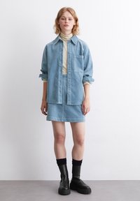 Marc O'Polo DENIM LSL - Skjortebluser - petrol blue