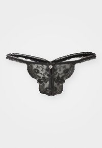 LASCANA PETITE FLEUR BY LASCANA THONG OUVERT - String - black