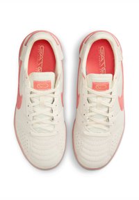 Nike Performance JR. STREETGATO - Chaussures de foot en salle - pale ivory/apricot agate