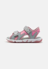 Superfit PEBBLES - Käimissandaalid - light gray/pink