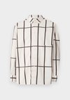 BARITONI TIILISKIVI SHIRT UNISEX - Skjortebluse - light yellow/dark brown