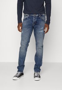 Jack & Jones - JJIGLENN JJFOX  - Jeans straight leg - blue denim Miniatyrbilde 1