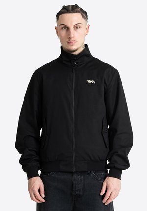 Lonsdale, LONSDALE HERREN JACKE SCHMALE PASSFORM ODDINGLEY - Bomber jakna - black ecru