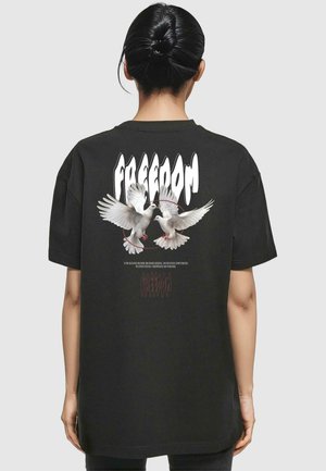 BIRDS OF PEACE  - T-Shirt print - black