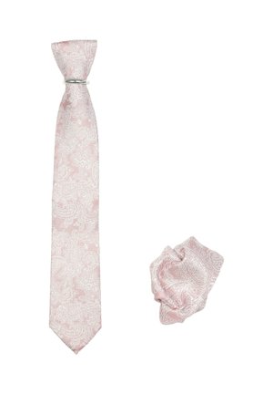 SET AUS PASSENDEM - Einstecktuch - rosa
