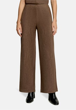 Cartoon, CARTOON MIT WEITEM BEIN CASUAL-HOSE - Trousers - braun