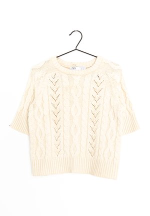 Zara T-shirt imprimé - beige