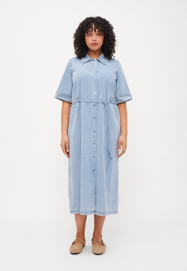 VMCMELINDA 2/4 DRESS - Denim dress
