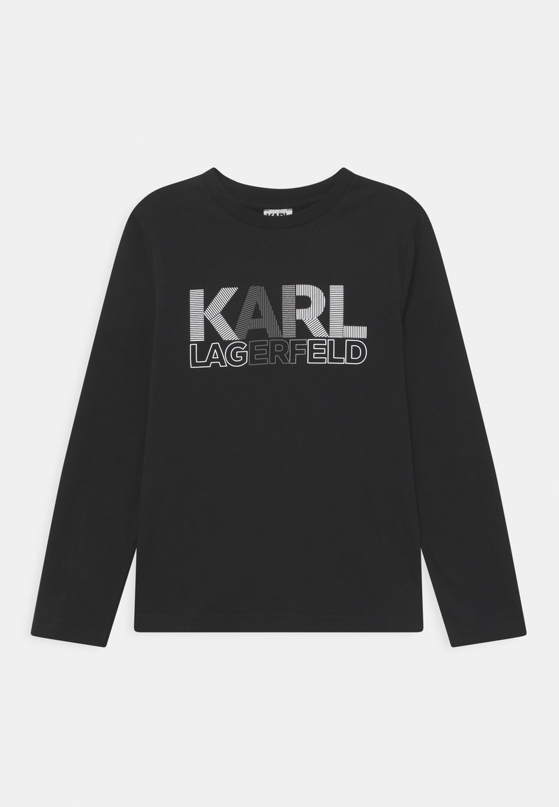 KARL LAGERFELD KIDS LONG SLEEVE UNISEX - Långärmad tröja - black