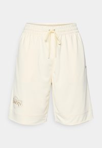 Cremefarvede sportsshorts med elastisk talje og snor. Har tekstureret stof og broderet "Los Angeles Lakers" logo.