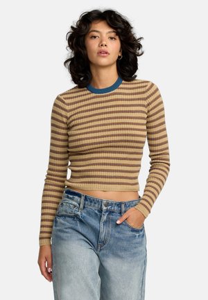 BOND STRIPE  - Strickpullover - brown