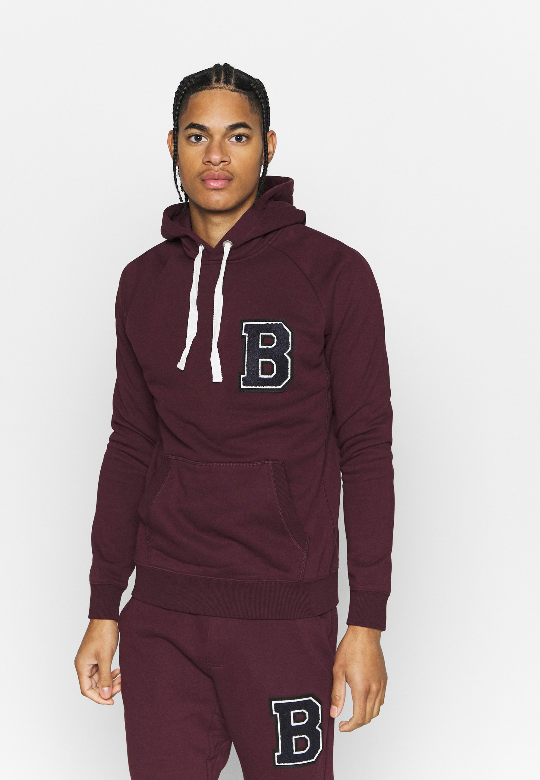 Björn Borg BORG SPORT HOOD - Kapuzenpullover - winetasting/bordeaux