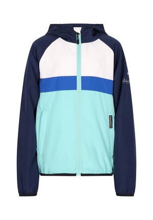 Overgangsjakke - türkis colorblock
