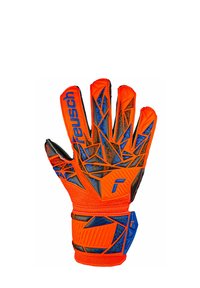 Reusch ATTRAKT JUNIOR - Goalkeeping gloves - hyper orng/elec blue/blck