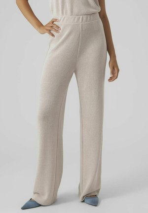 Vero Moda VMEDDIE - Broek - oatmeal
