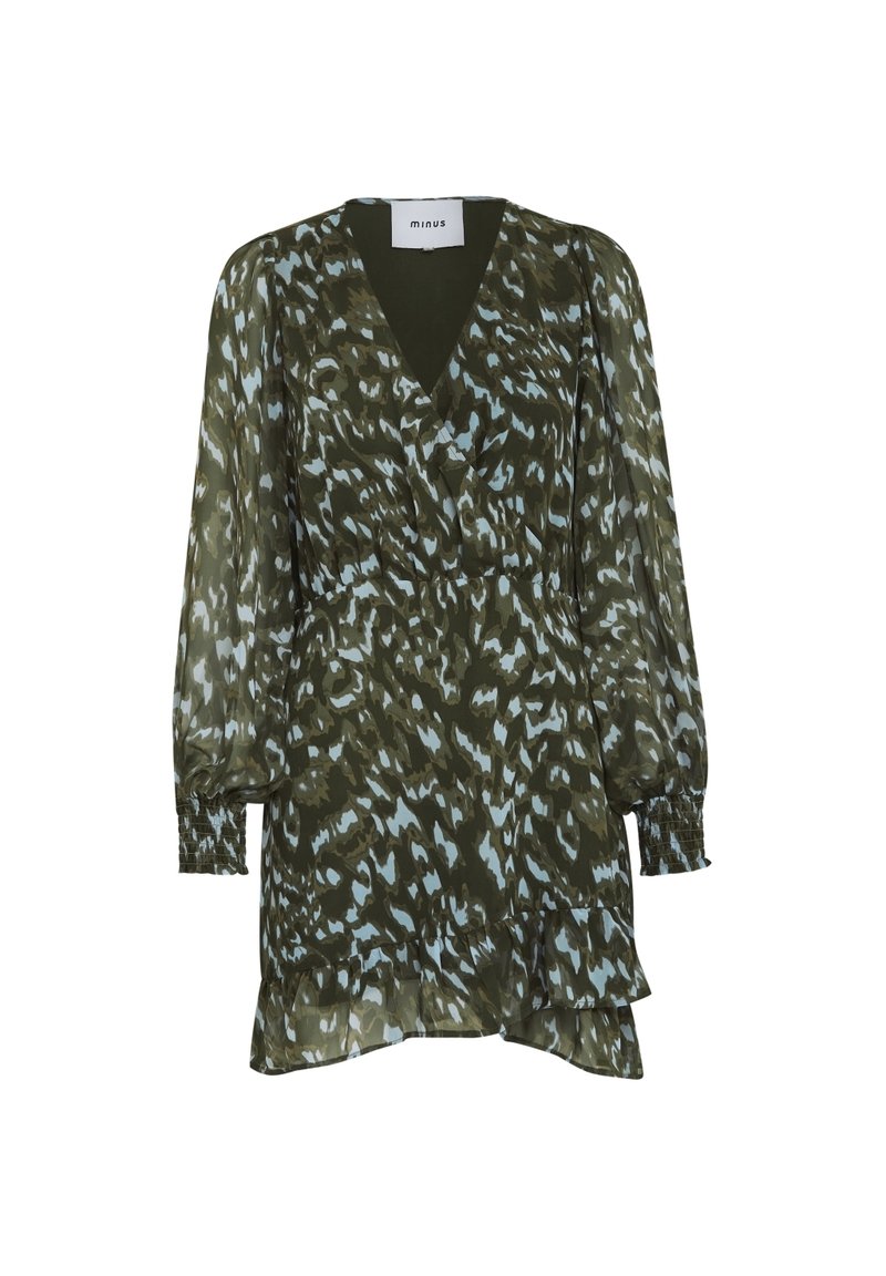 Minus Jurk donkergroen