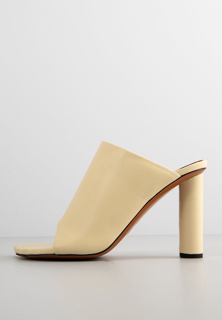 Proenza Schouler Muiltjes met hak lichtgeel