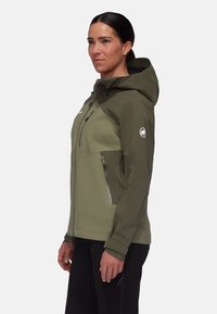 Mammut GUIDE HOODED - Hardshell jacket - marsh dark marsh