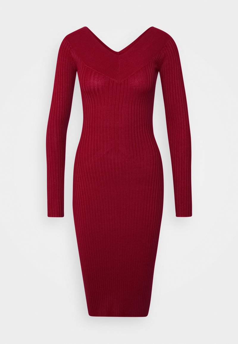 Even&Odd Gebreide jurk rood