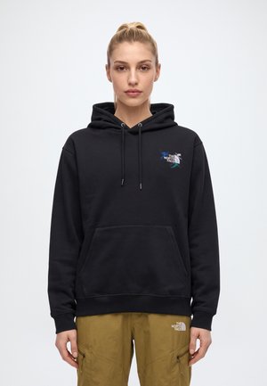 The North Face, OFF PISTE EMBRO RELAXED HOODIE  GRAPHIC UNISEX - Суитшърт с качулка - black
