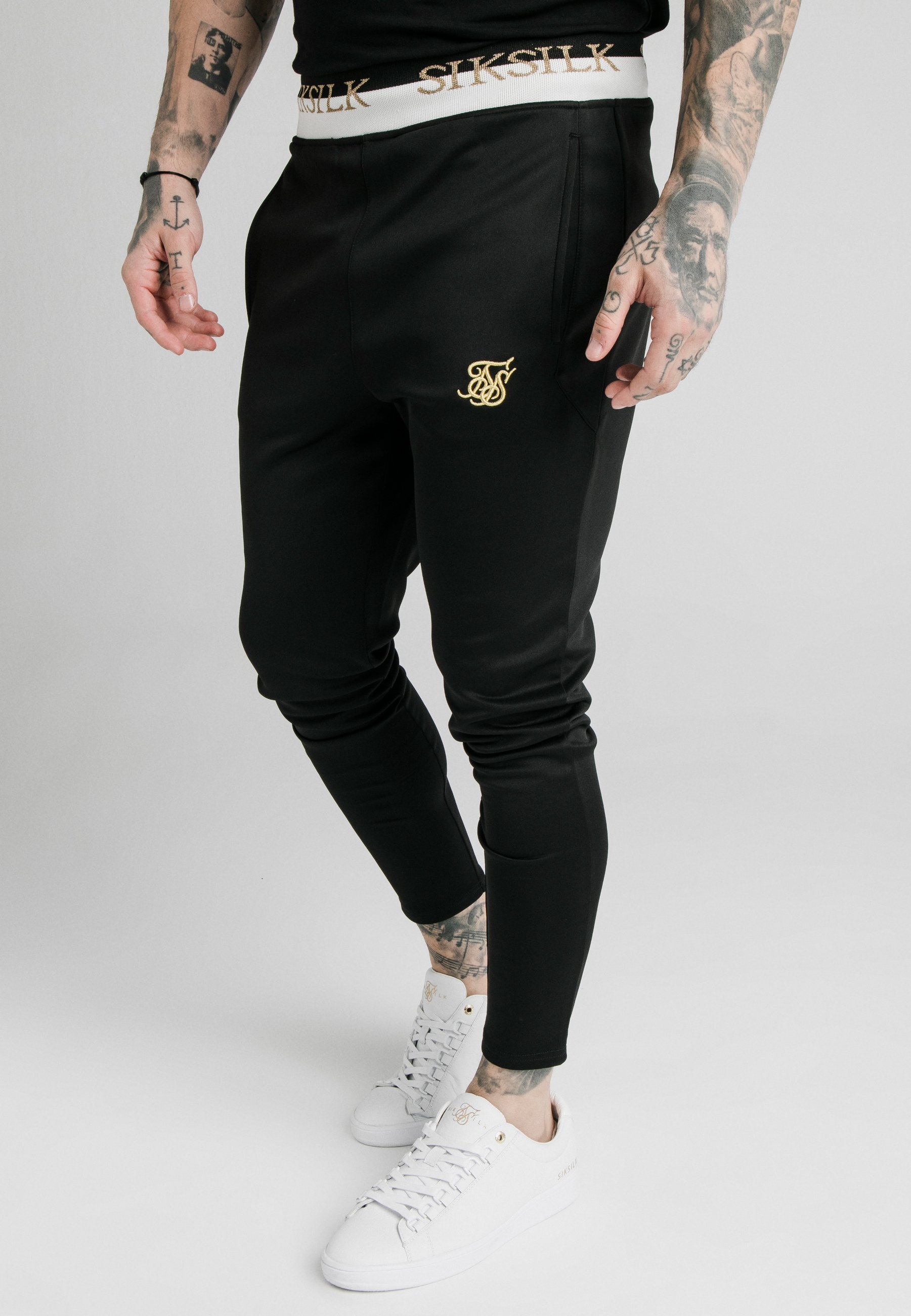 SIKSILK DELUXE TRACK PANTS Joggebukse black Zalando.no SIKSILK Joggebukse black Zalando.no