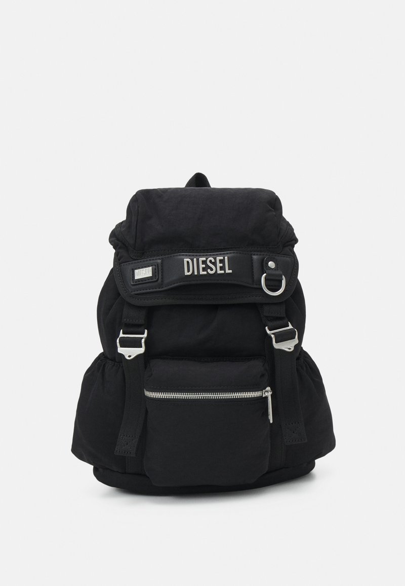 Diesel LOGOS BACKPACK UNISEX - Rucksack - black - Zalando.co.uk