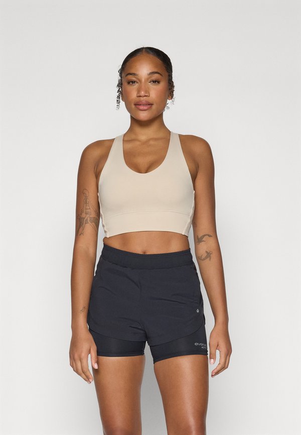 ONPFONT-2 STRING BRA - Medium support sports bra - nacreous cloud