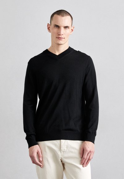 NN.07 SERGIO V NECK - Pulover - black