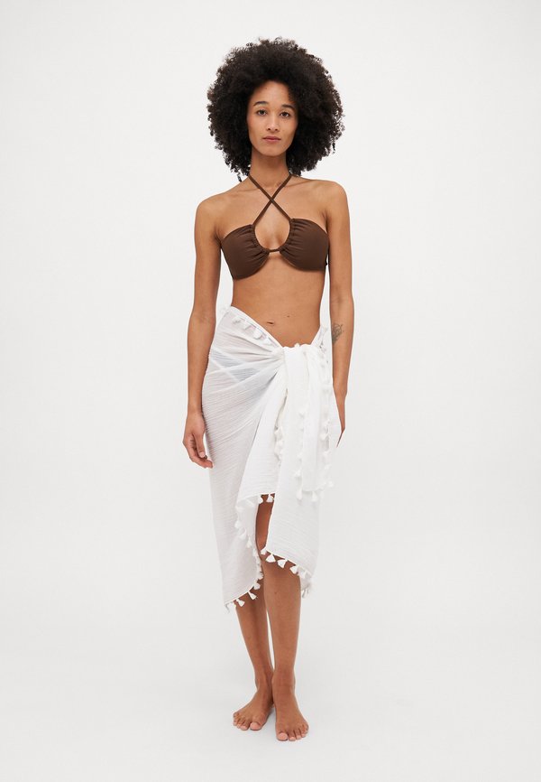 Upside-Down Triangle Bikini Top - Bikini top - chicory coffee3