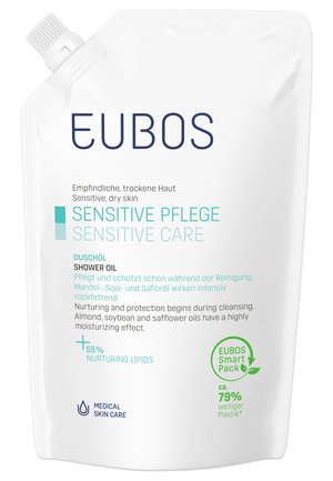 SENSITIVE PFLEGE DUSCHÖL, NACHFÜLLBEUTEL - Handpeeling - transparent