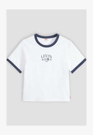 Levi's®, HAYES CROPPED TEE - T-shirt print - bright white