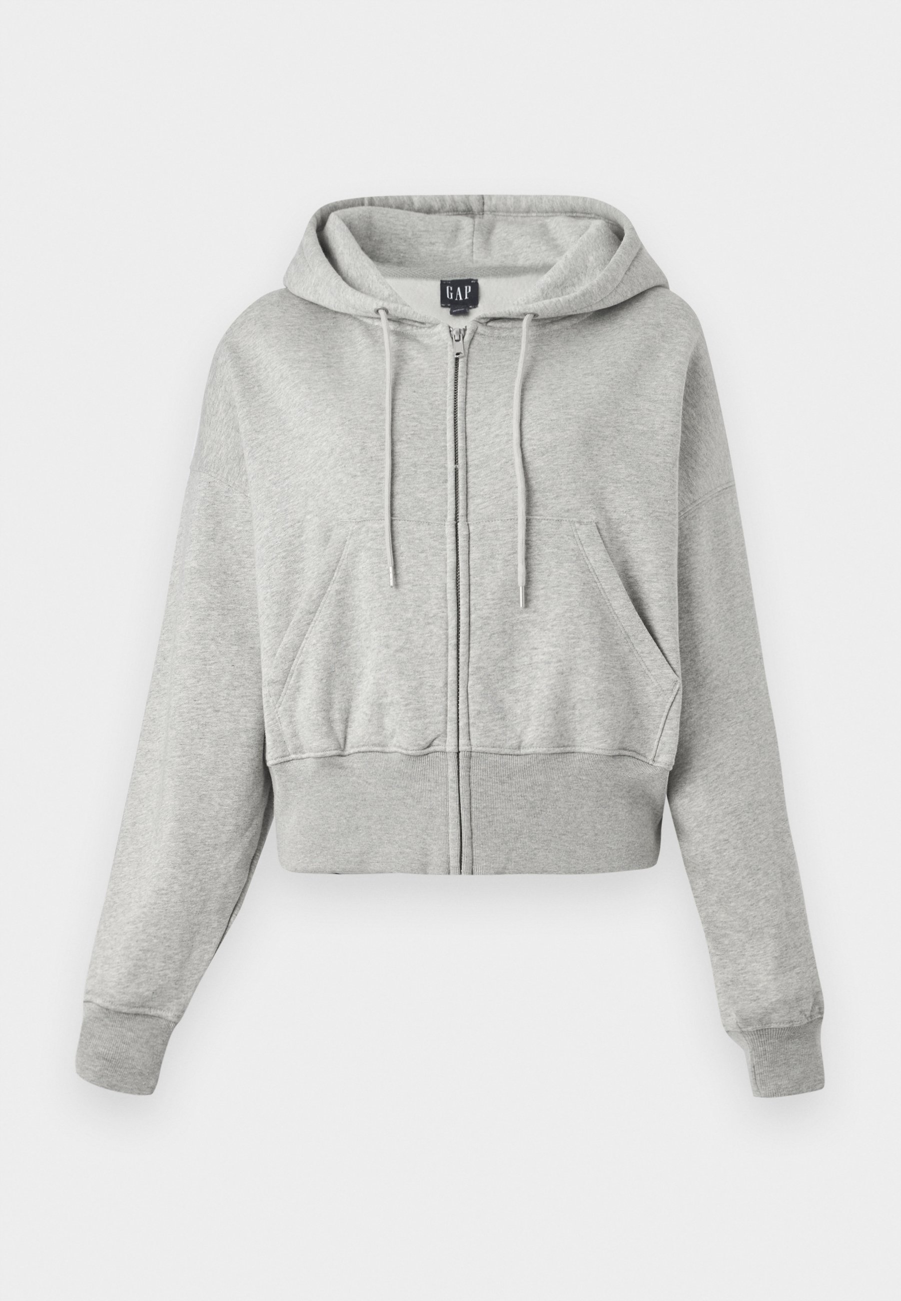 GAP NEW ABBREV HOOD - Mikina s kapucí - light grey
