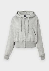 NEW ABBREV  HOOD - Jersey con capucha - light grey