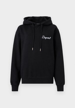 Φούτερ με κουκούλα - black