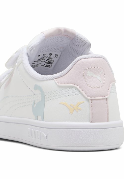 PUMA SMASH 3.0 DINO SNEAKERS UNISEX - Trainers - white-powder pink — photo 4