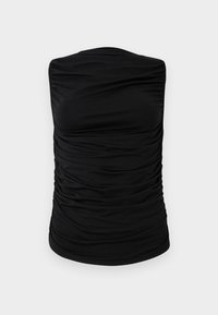 DRAPE MOCKNECK - Top - black