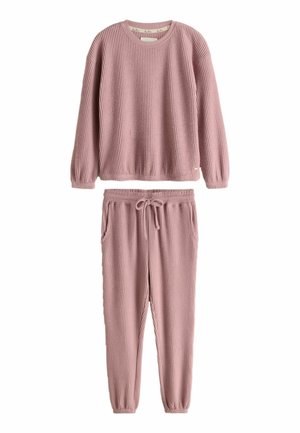 COSY WAFFLE LONG SLEEVE - SET - Nattøj sæt - pink