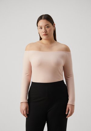 CARNELLA OFF SHOULDER  - Topper langermet - rose smoke